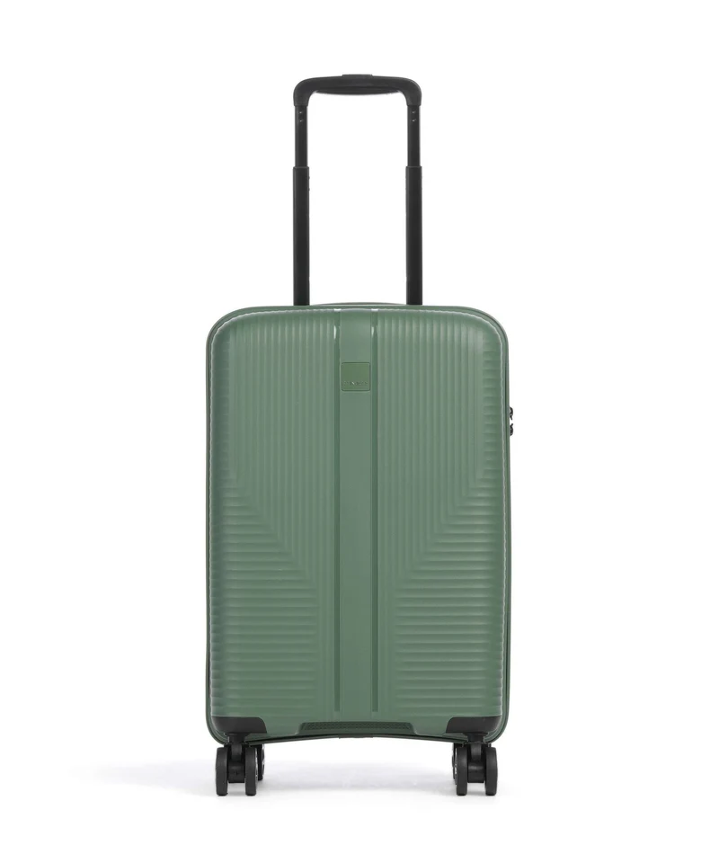 Travelite Air Stripe Slim Valigia trolley (4 ruote) green