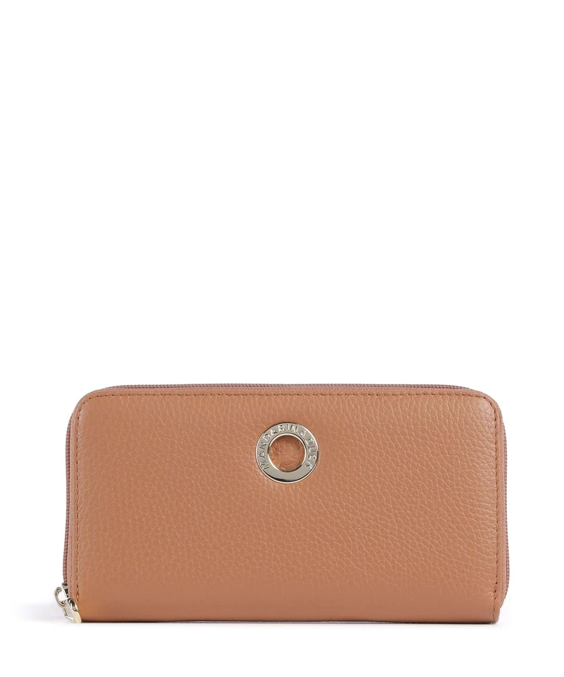 Mandarina Duck Mellow Leather Portafoglio pecan nut