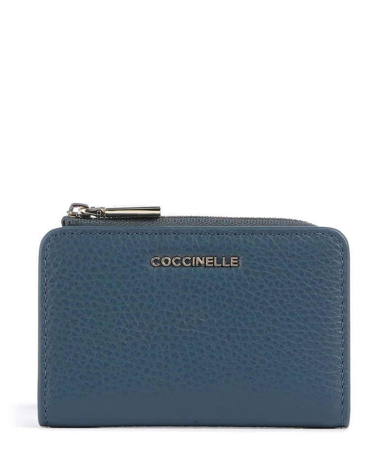 Coccinelle Metallic Soft Portafoglio deep blue