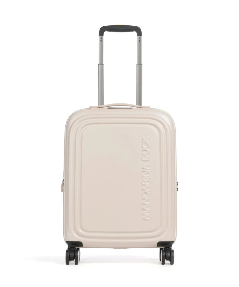 Mandarina Duck Logoduck+ Valigia trolley (4 ruote) white mocha