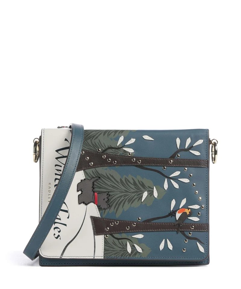 Radley London Book Street Winter Tales Borsa a tracolla teal