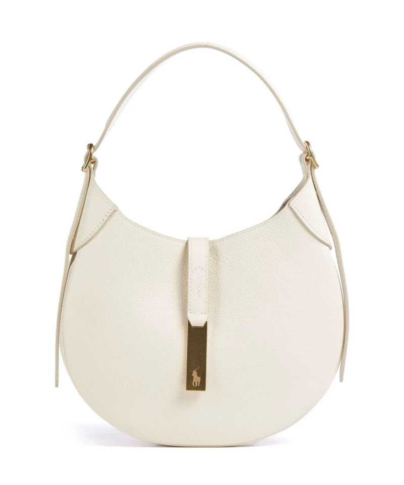 Polo Ralph Lauren ID Collection Small Borsa hobo ivory