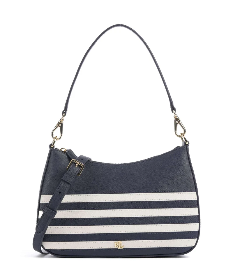 Lauren Ralph Lauren Danni 26 Borsa a spalla refined navy/soft white