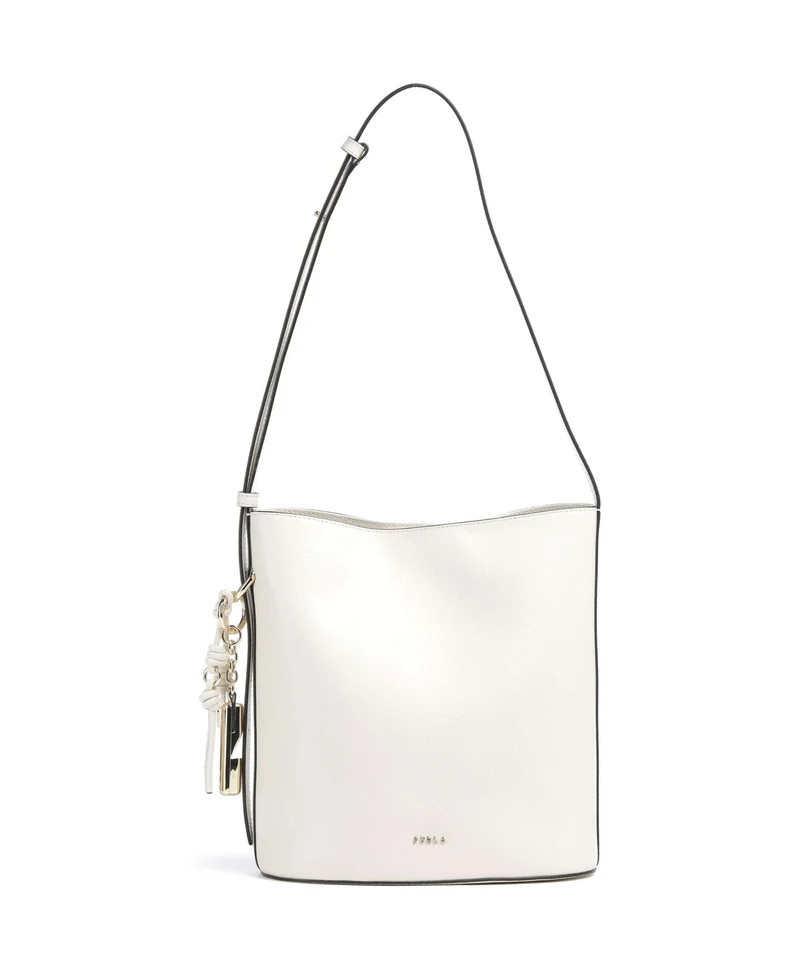 Furla Roxie S Borsa a secchiello panna