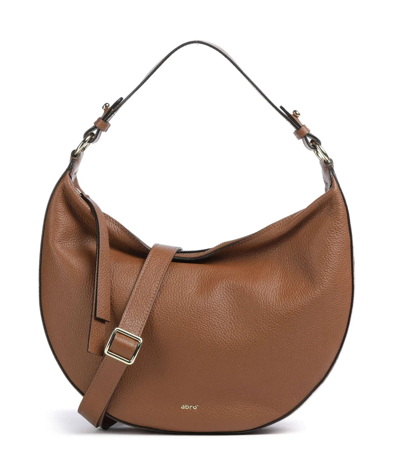 Abro Adria Lulu Small Borsa hobo caramel/cognac