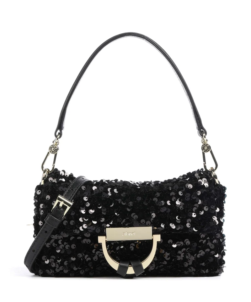 Abro Sequins Temi Borsa a spalla black/gold
