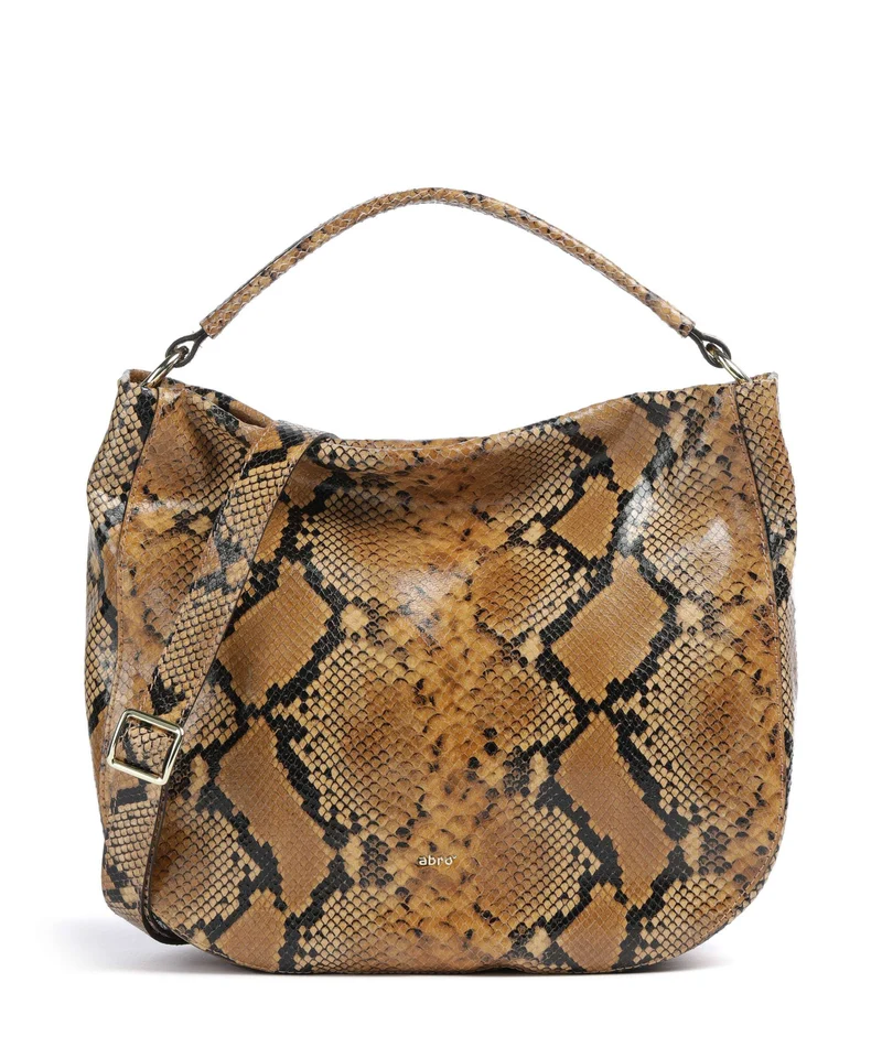 Abro Pitone Mia Borsa hobo cuoio