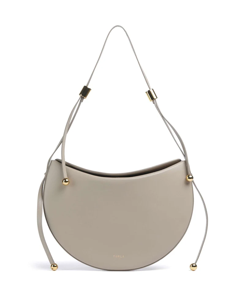 Furla Moonstone M Borsa a spalla linen