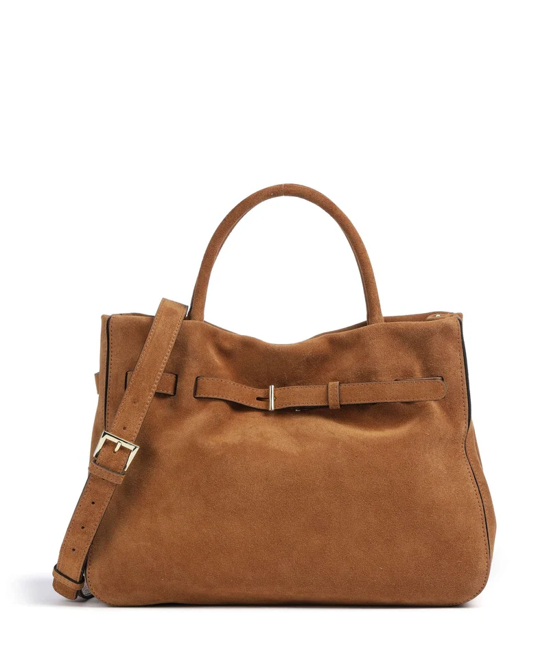 Abro Suede Jill Borsa a mano cuoio