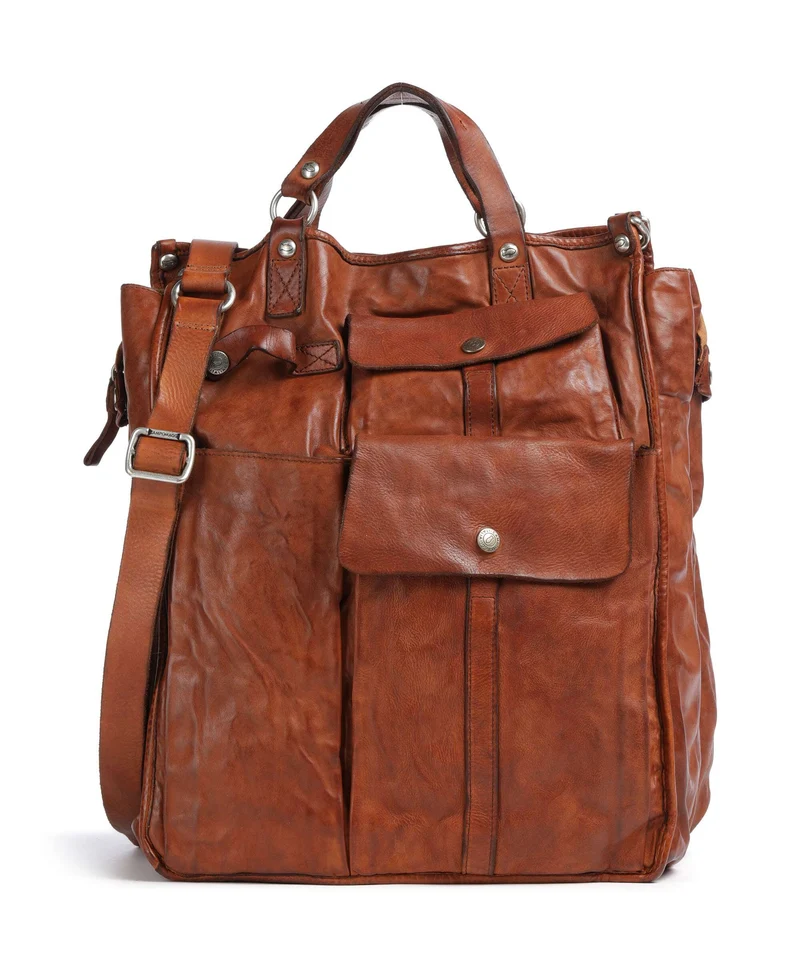 Campomaggi Borsa a mano cognac