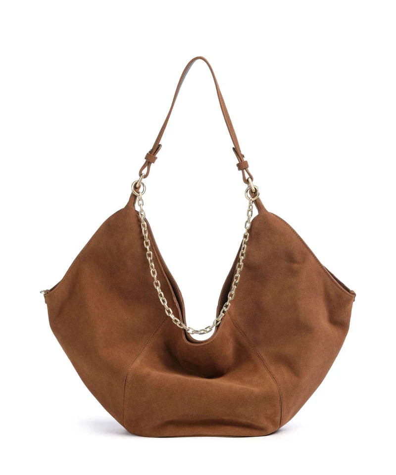 Les Visionnaires Amelie Cozy Chain Borsa hobo cognac