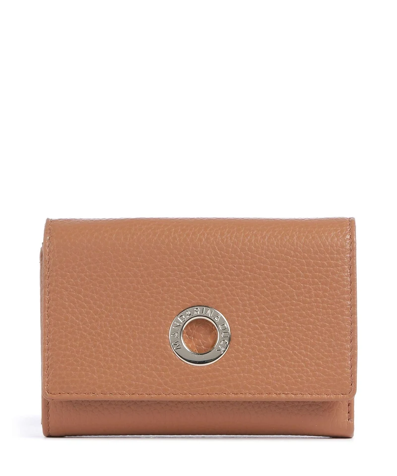 Mandarina Duck Mellow Leather Portafoglio pecan nut