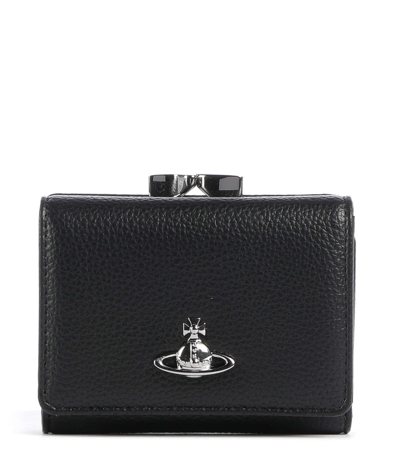 Vivienne Westwood Frame Grain Small Portafoglio black