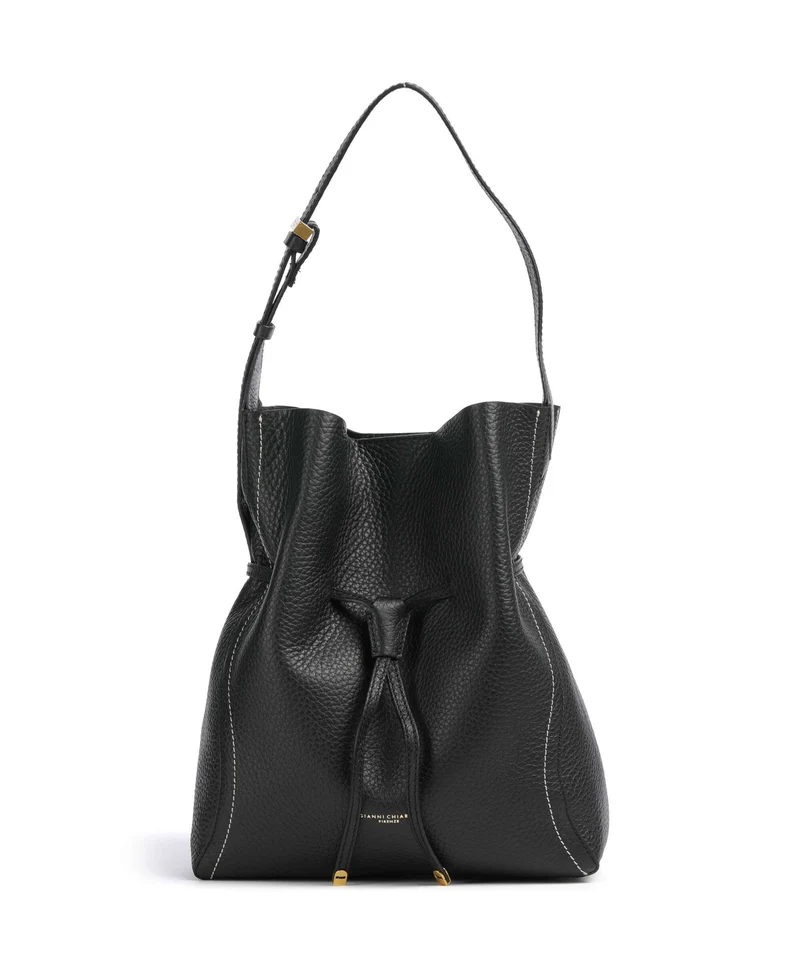 Gianni Chiarini Sienna Borsa a secchiello nero