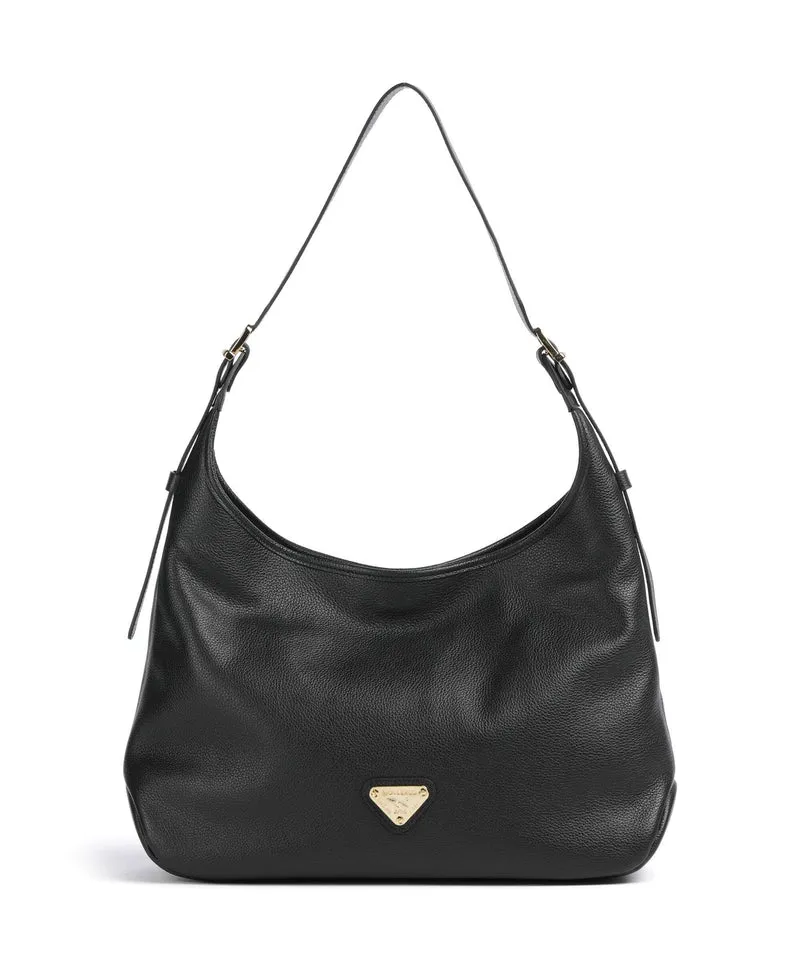 Maison Mollerus Mendrisio Borsa hobo schwarz