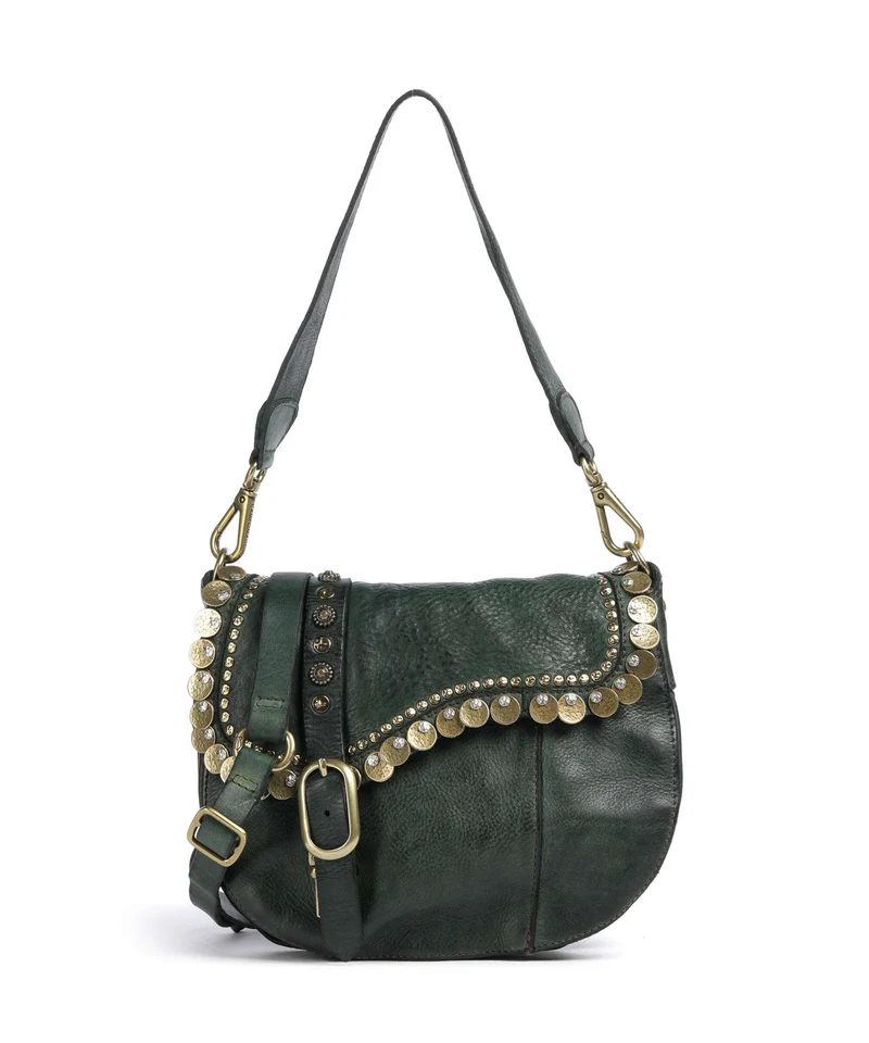 Campomaggi Borsa a spalla green bottle