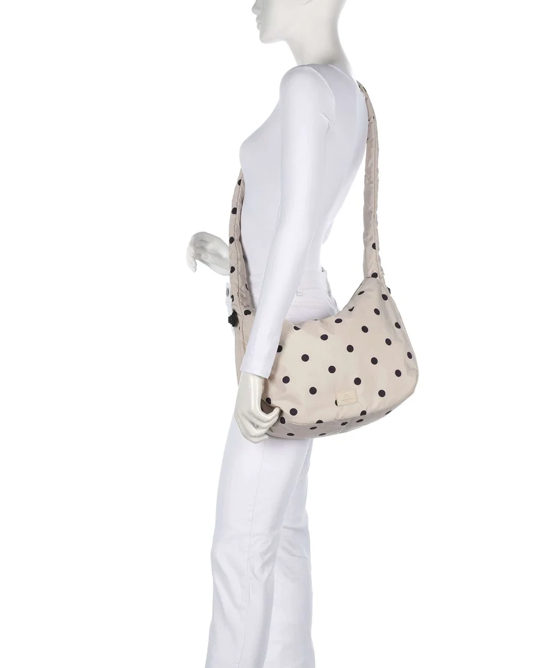 Markberg Ground Borsa a spalla polka dot/creme