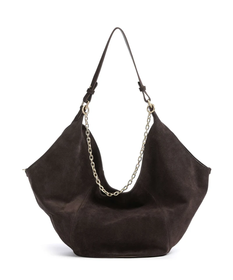 Les Visionnaires Amelie Cozy Chain Borsa hobo dark brown