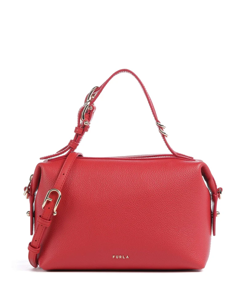Furla Double Mini Borsa a mano red