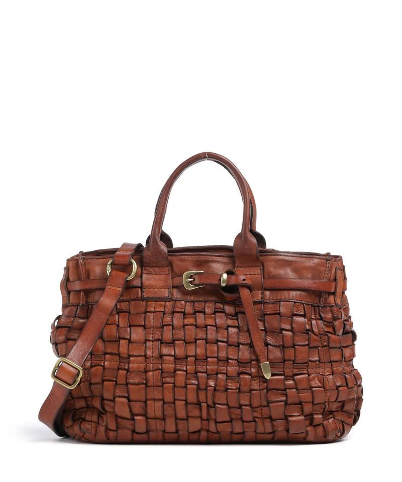 Campomaggi Borsa a mano cognac