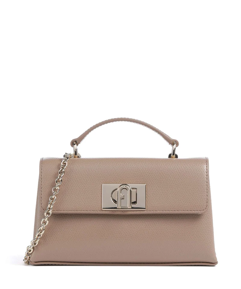 Furla 1927 Mini Borsa a tracolla greige