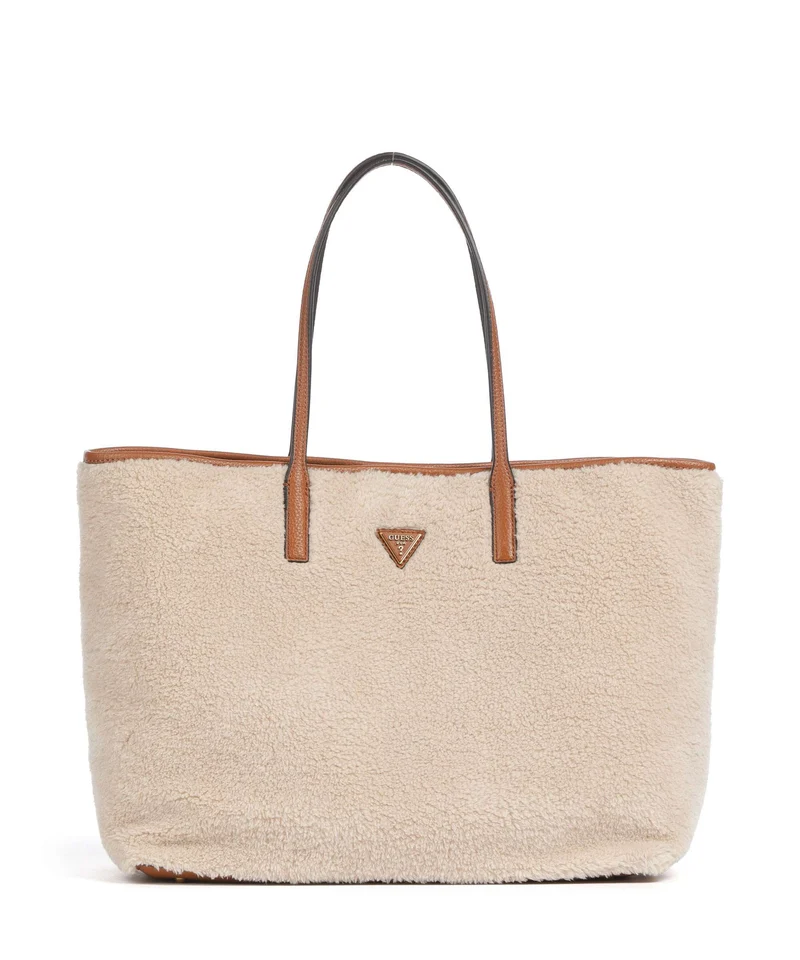 Guess Victtoria Large Borsa shopper natural/cognac