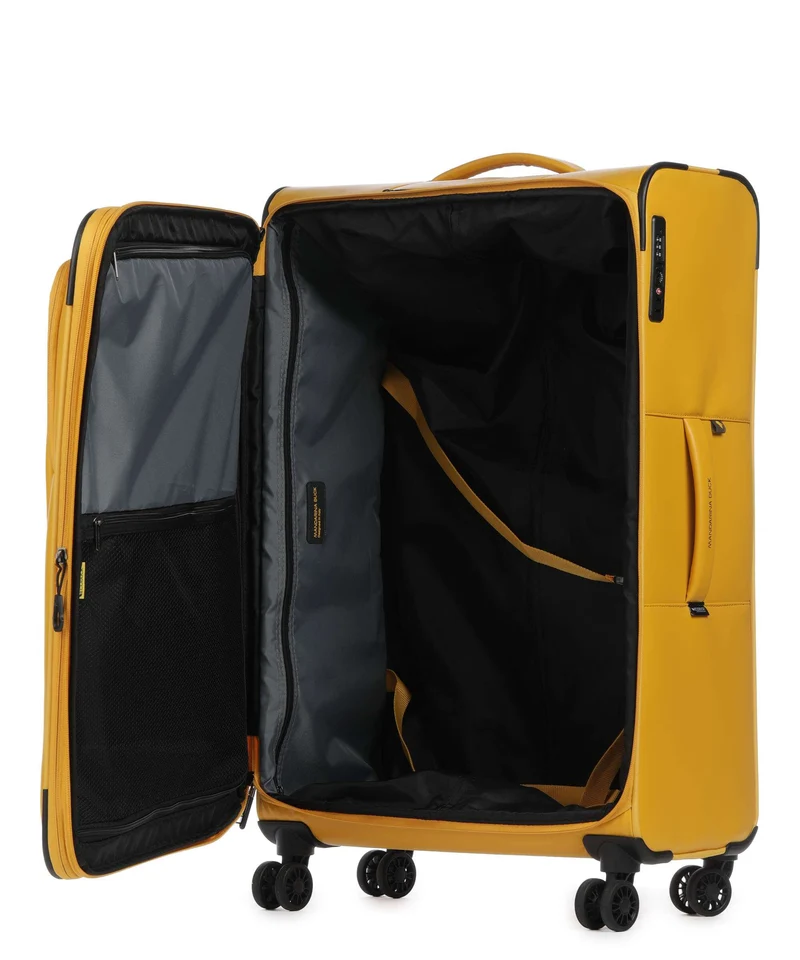 Mandarina Duck Eco Coated Valigia trolley (4 ruote) duck yellow