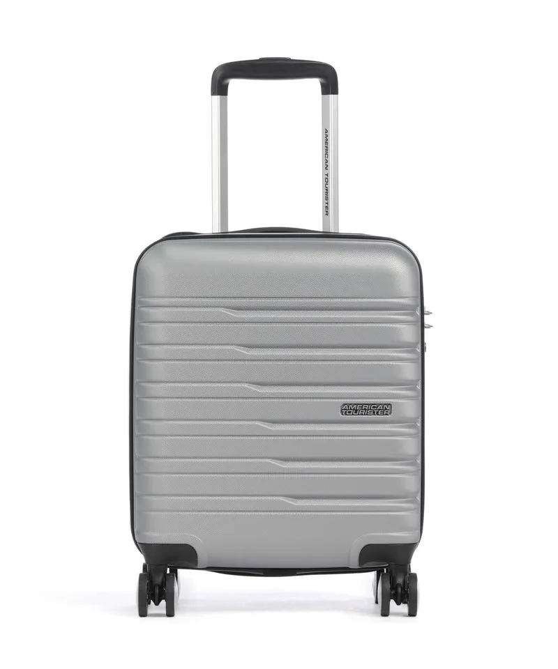 American Tourister Flashline Valigia trolley (4 ruote) sky silver