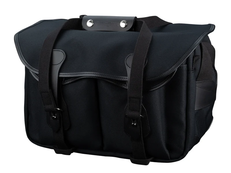 Billingham Borsa 335 MKII FibreNyte Nera/Bordi Cuoio neri