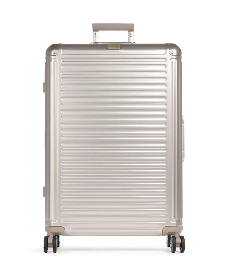Travelite Next 2.0 Valigia trolley (4 ruote) champagne