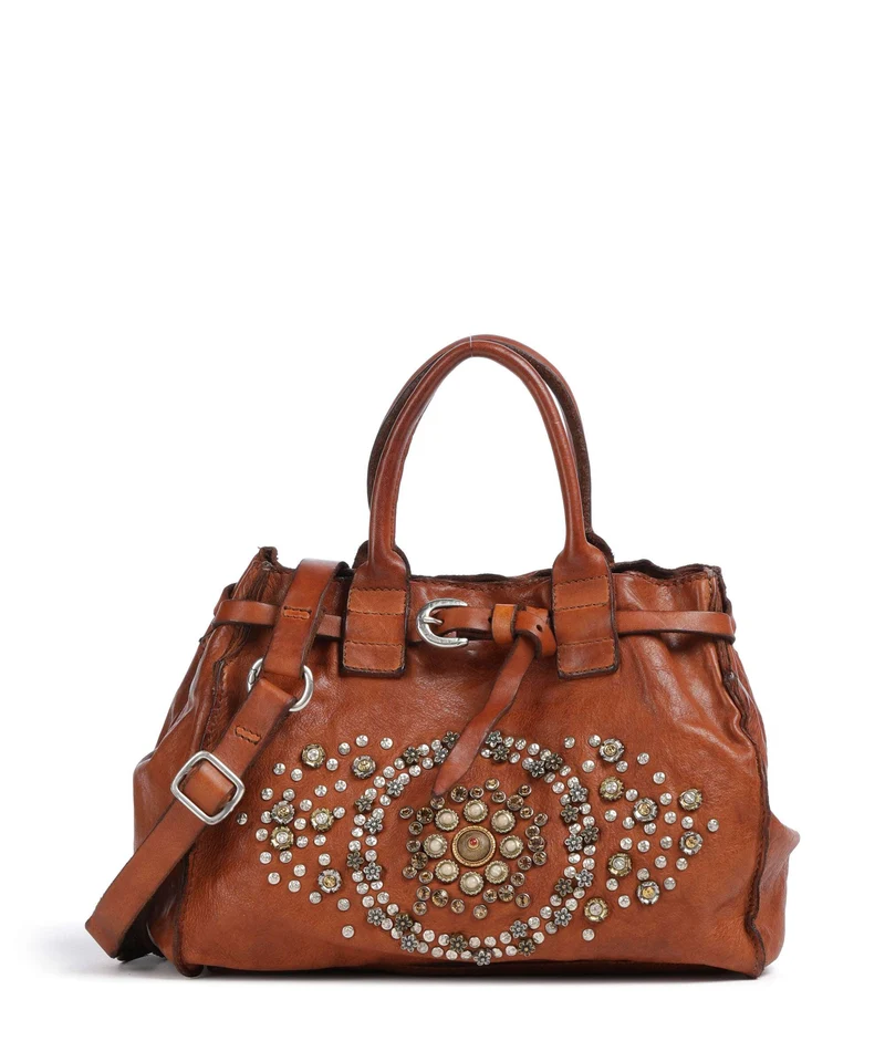 Campomaggi Borsa a mano cognac