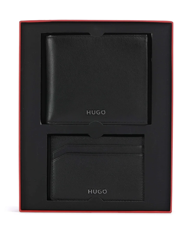 Hugo Gift Box Porta carte di credito black