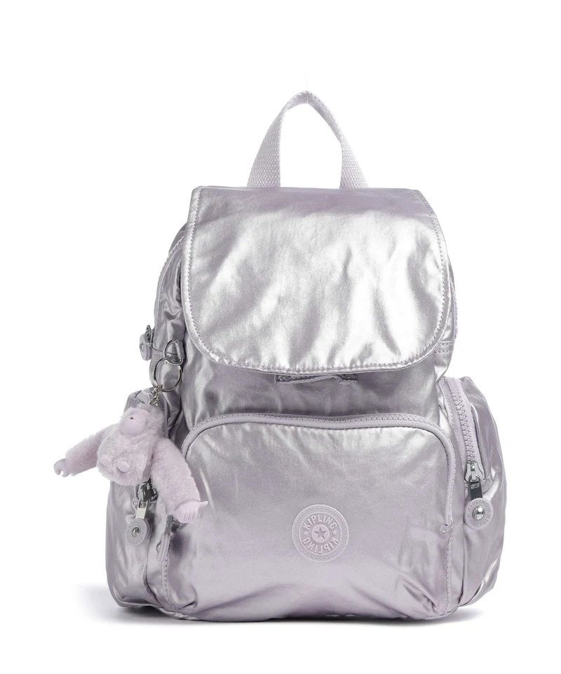 Kipling Basic City Zip Mini Zaino lilac moon/metallic