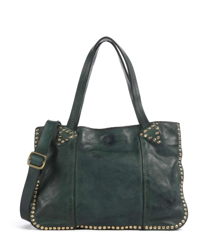 Campomaggi Borsa a mano green bottle