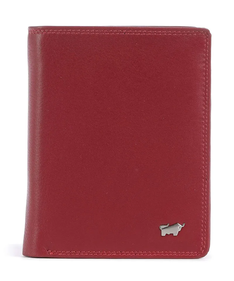 Braun Büffel Golf Portafoglio rot