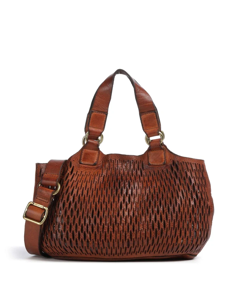 Campomaggi Borsa a mano cognac