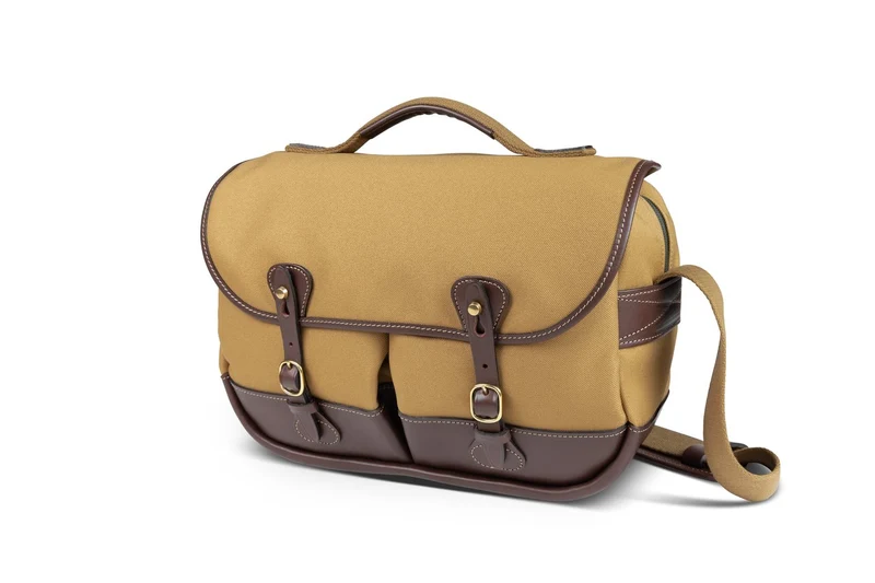 Billingham Borsa Mini Eventer FibreNyte Khaki/Bordi Cuoio cioccolato