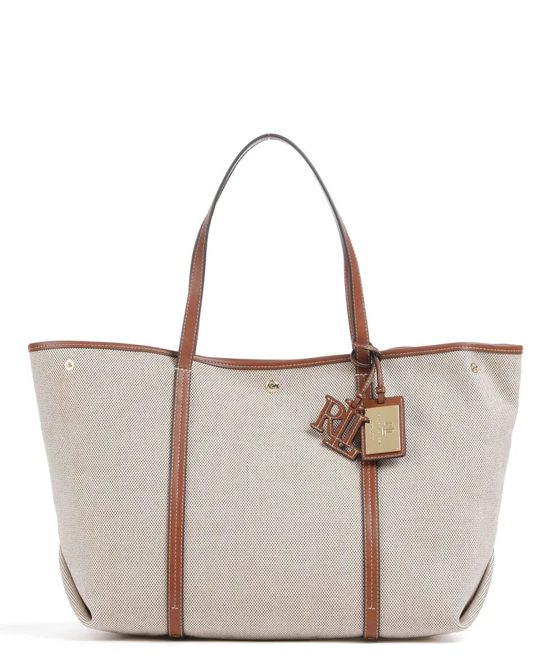 Lauren Ralph Lauren Emerie Large Borsa shopper natural/lauren tan
