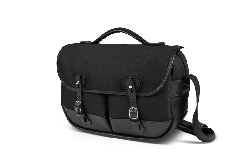 Billingham Borsa Mini Eventer FibreNyte Nero/Bordi Cuoio nero