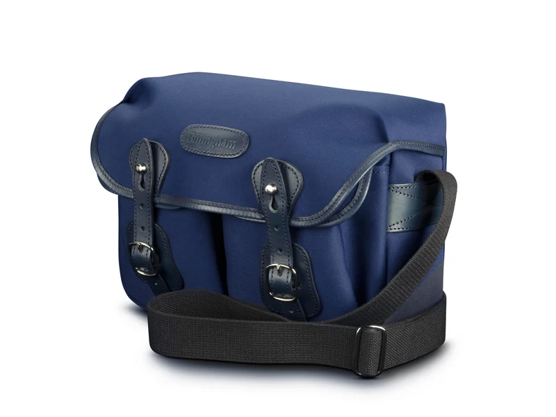 Billingham Borsa Hadley Small Tela Navy/Bordi Cuoio navy e interno cioccolato Edizione Limitata