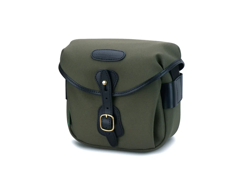 Billingham Borsa Hadley Digital FibreNyte Verde Salvia/Bordi Cuoio nero