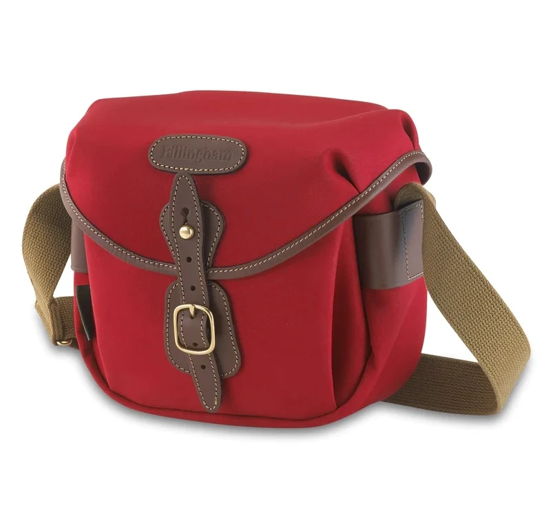 Billingham Borsa Hadley Digital Tela Burgundy/Bordi Cuoio cioccolato