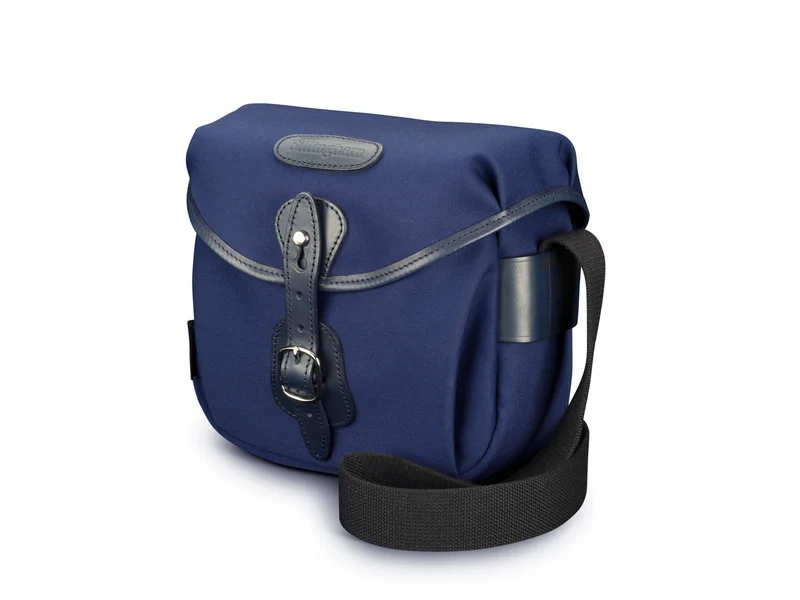 Billingham Borsa Hadley Digital Tela Navy/Bordi Cuoio navy e interno cioccolato Edizione Limitata
