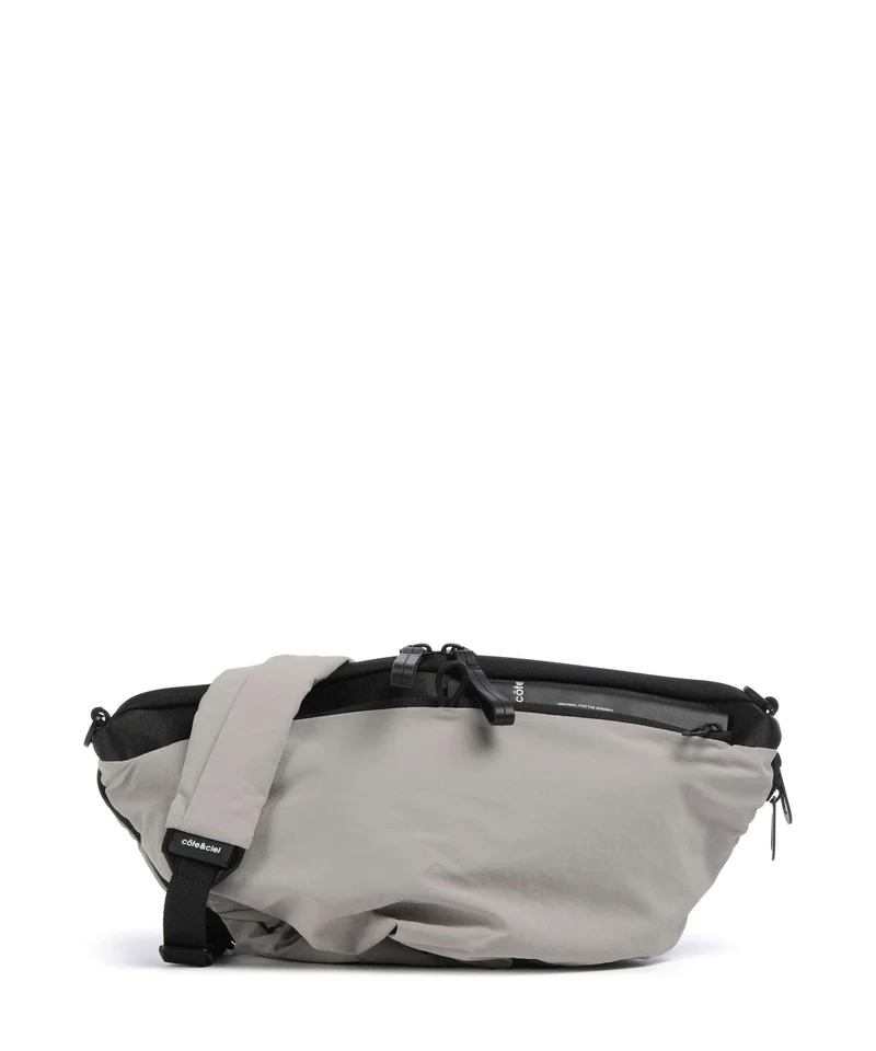 Côte&Ciel Orne Borsa a tracolla light grey/sand