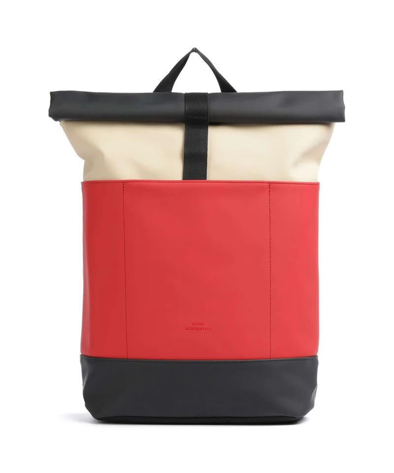 Ucon Acrobatics Lotus Hajo Medium Zaino roll-top light almond/red
