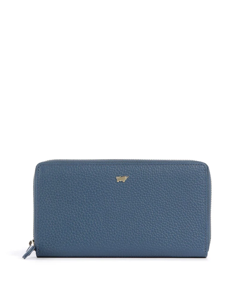Braun Büffel Asti Portafoglio dawn blue