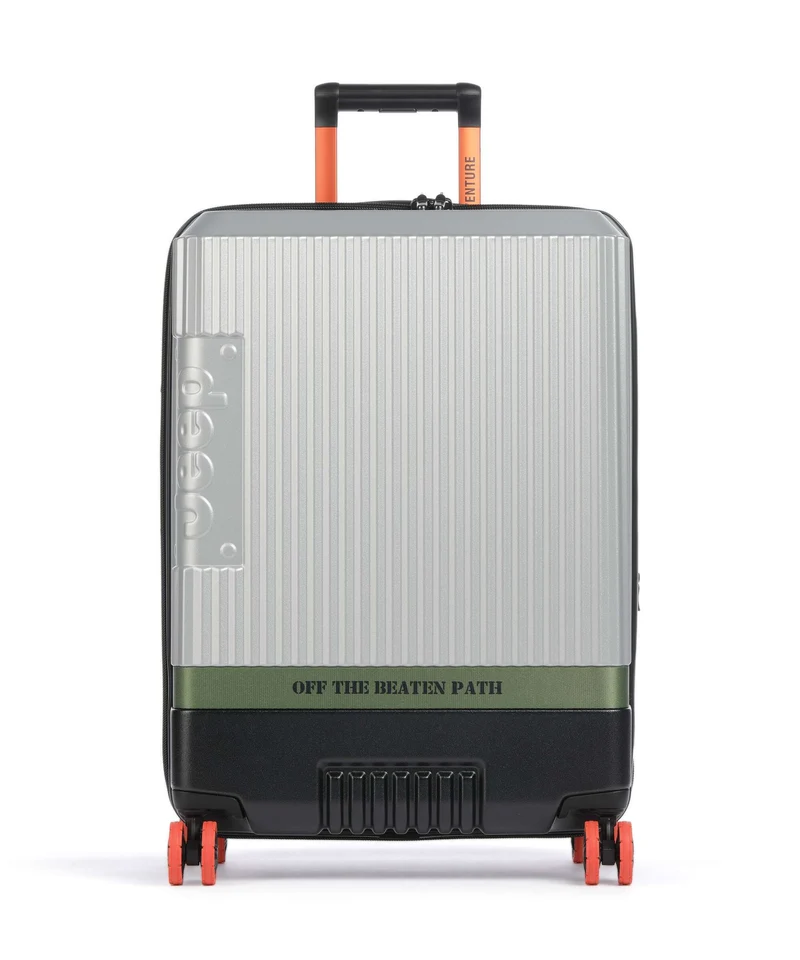 Jeep JH001A Valigia trolley (4 ruote) silver