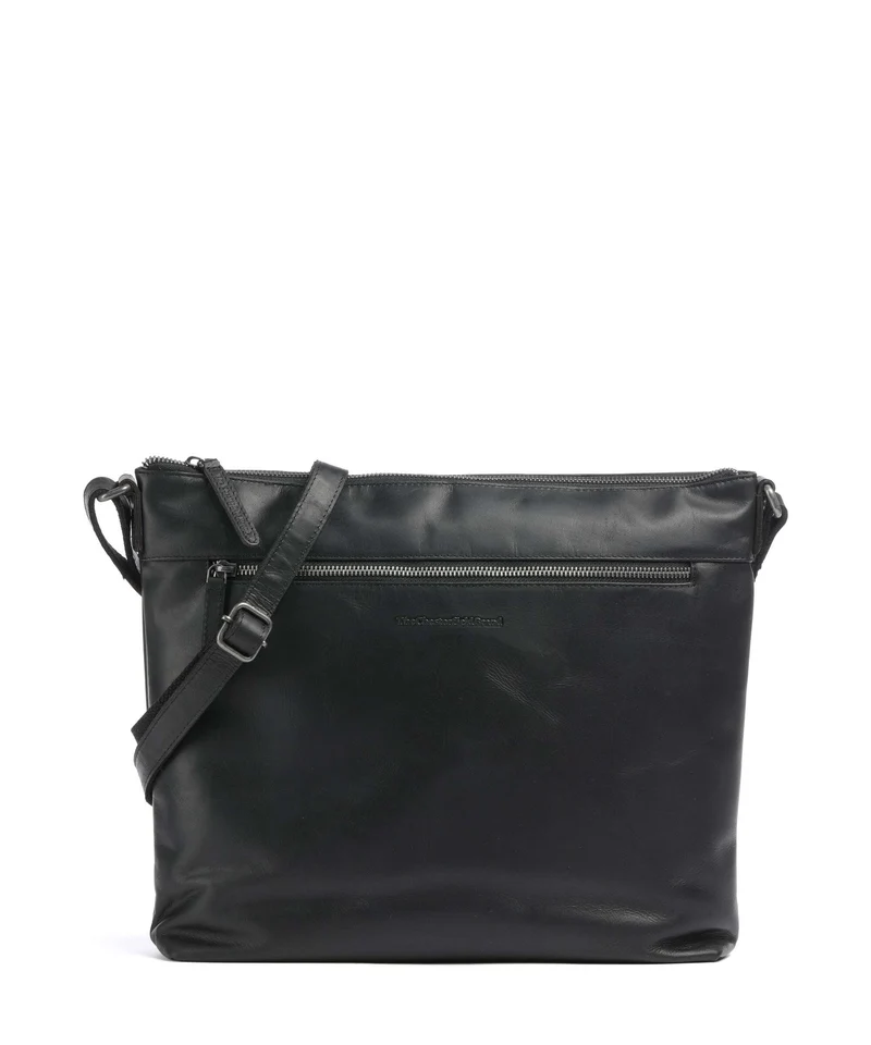 The Chesterfield Brand Wax Pull Up Cow Cartagena Borsa a tracolla black