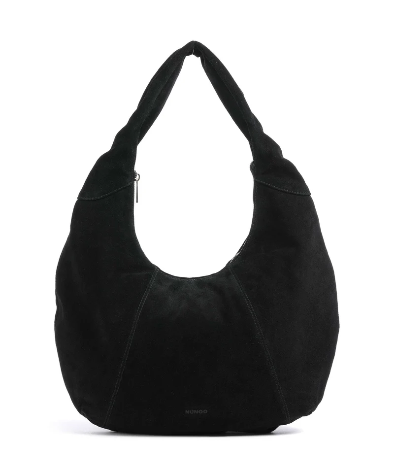 Núnoo Suede Gabi Borsa hobo black