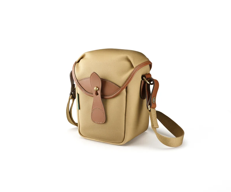 Billingham Borsa 72 Tela Khaki/Bordi Cuoio marrone chiaro